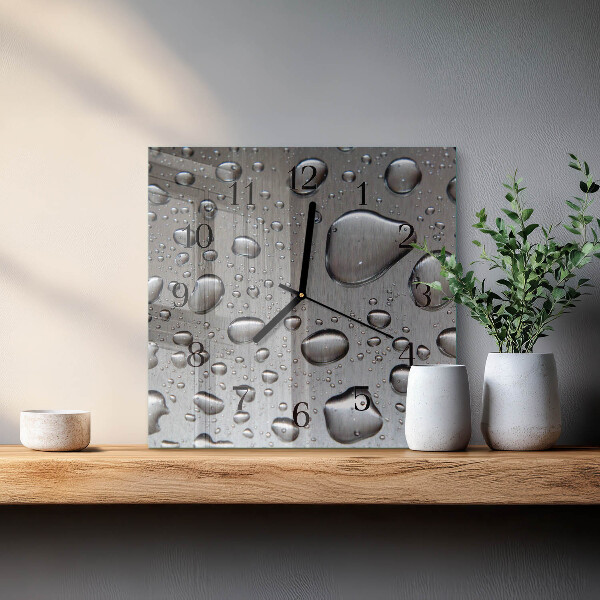 Reloj de vidrio Gotas