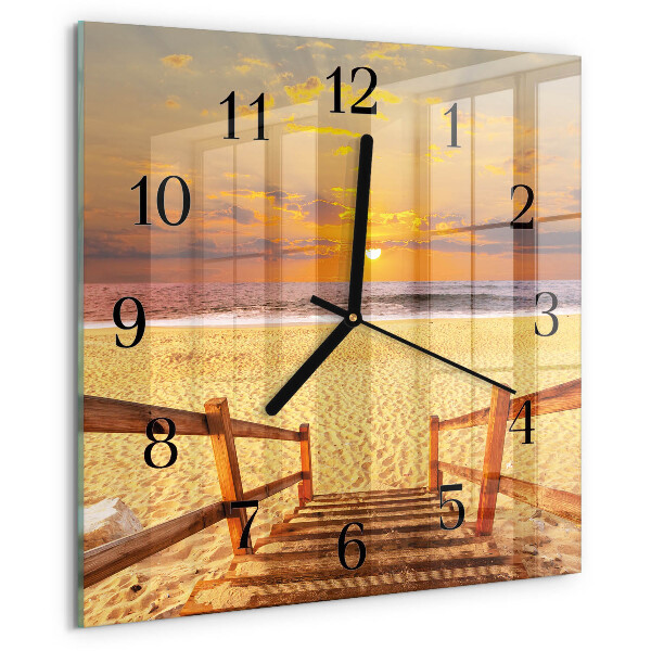 Reloj de vidrio Puente de playa