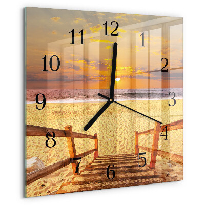 Reloj de vidrio Puente de playa