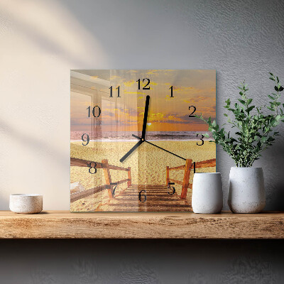 Reloj de vidrio Puente de playa