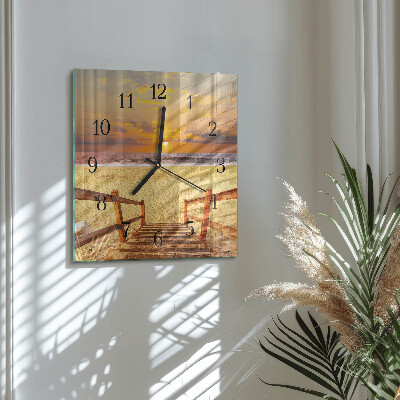Reloj de vidrio Puente de playa