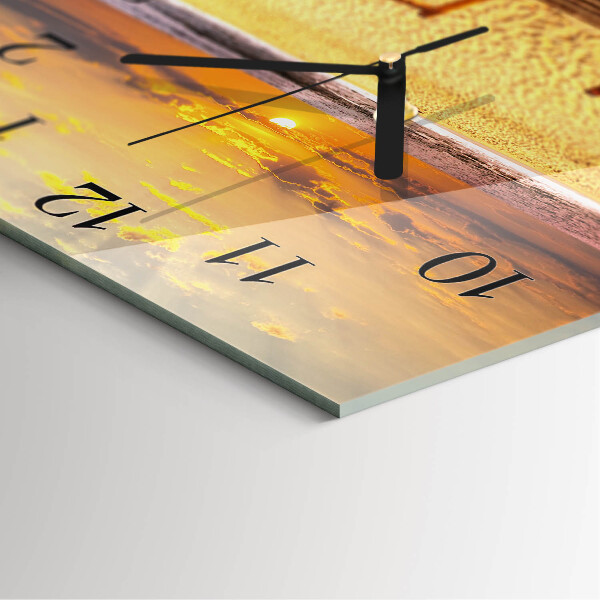 Reloj de vidrio Puente de playa