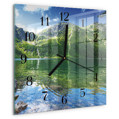 Reloj de vidrio Lago de montaña