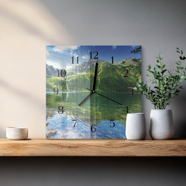 Reloj de vidrio Lago de montaña