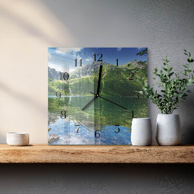 Reloj de vidrio Lago de montaña