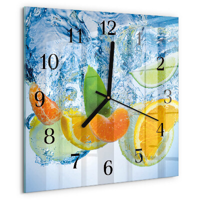 Reloj de vidrio Planta de cítricos