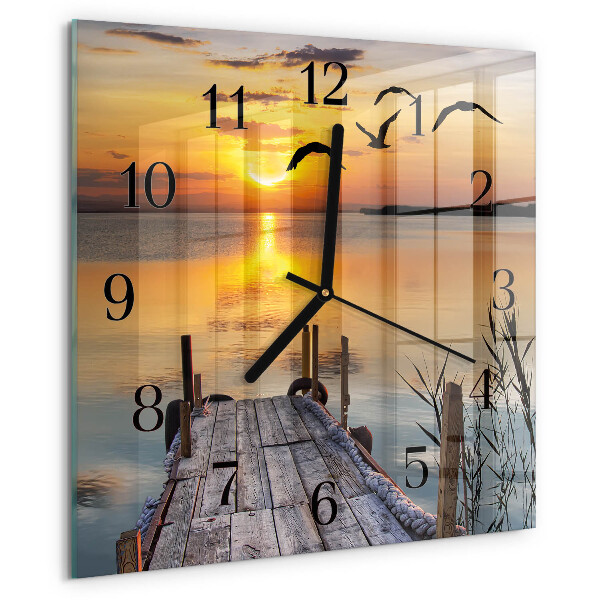 Reloj de vidrio Lago del puente
