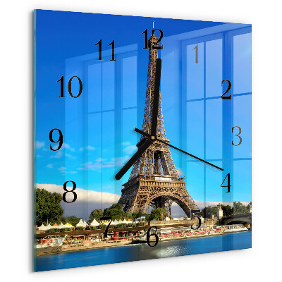 Reloj de vidrio Torre Eiffel de París
