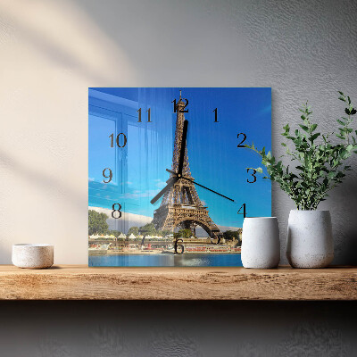 Reloj de vidrio Torre Eiffel de París