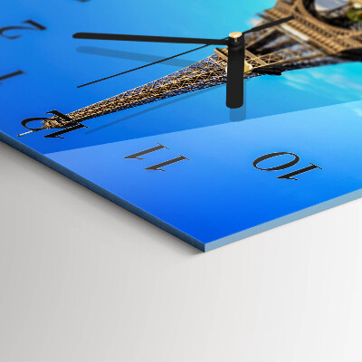 Reloj de vidrio Torre Eiffel de París