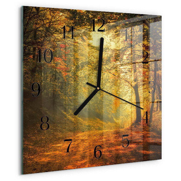 Reloj de vidrio Otoño en el bosque