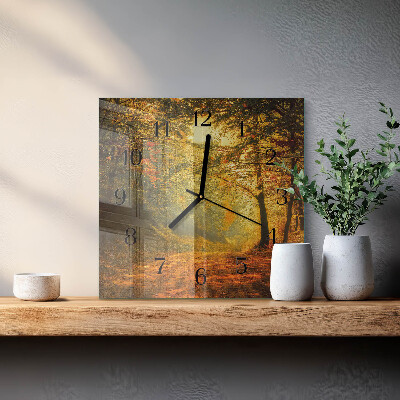 Reloj de vidrio Otoño en el bosque