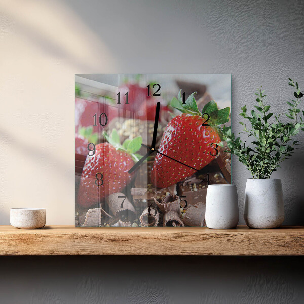 Reloj de vidrio fresas