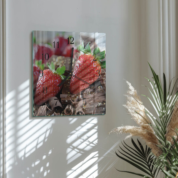 Reloj de vidrio fresas