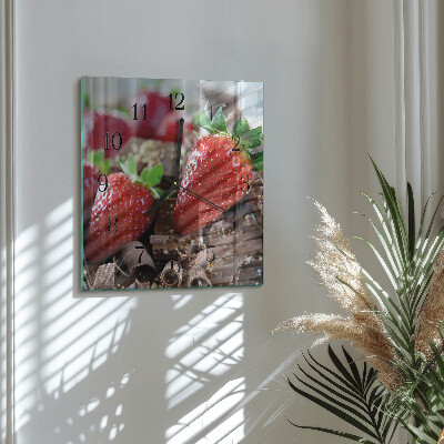 Reloj de vidrio fresas