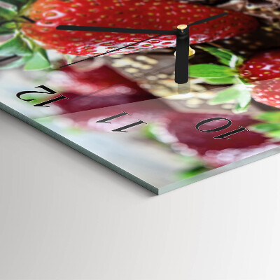 Reloj de vidrio fresas