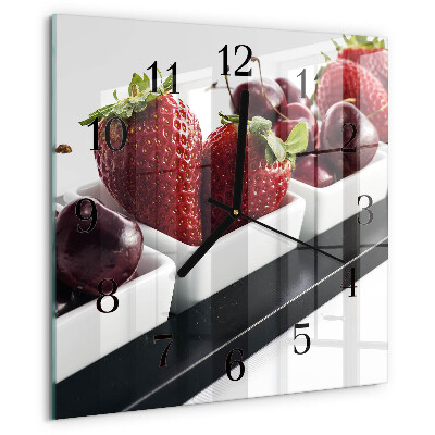 Reloj de vidrio fresas