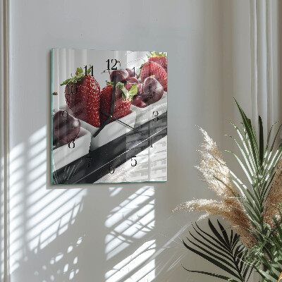 Reloj de vidrio fresas