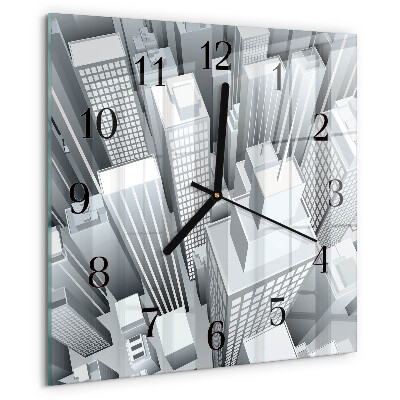 Reloj de vidrio Edificios
