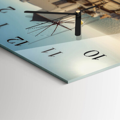 Reloj de vidrio Santorini