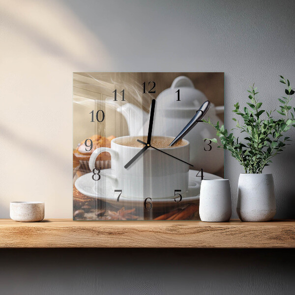 Reloj de vidrio Taza