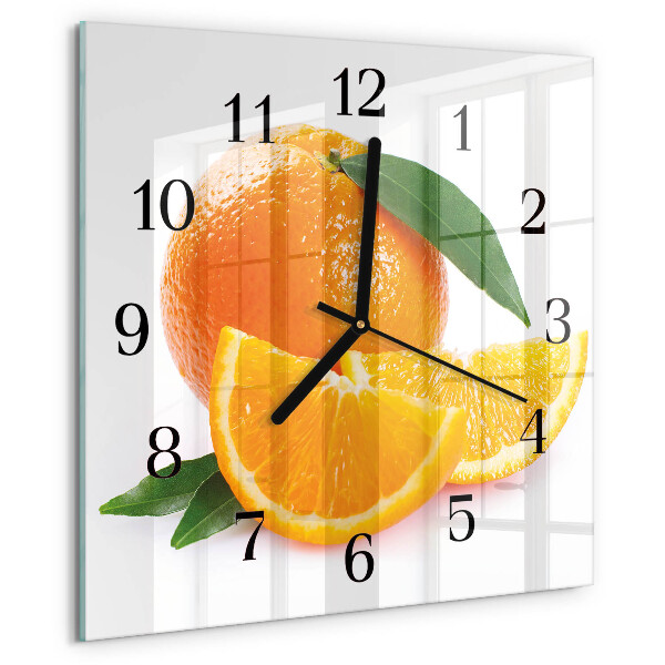 Reloj de vidrio Naranjas