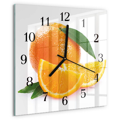 Reloj de vidrio Naranjas