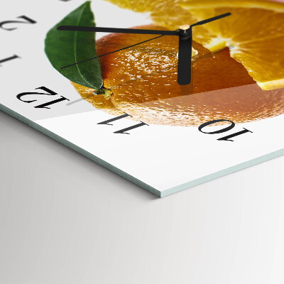 Reloj de vidrio Naranjas