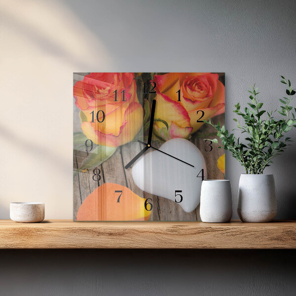 Reloj de vidrio Corazón