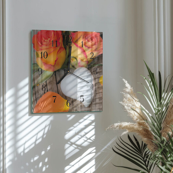 Reloj de vidrio Corazón