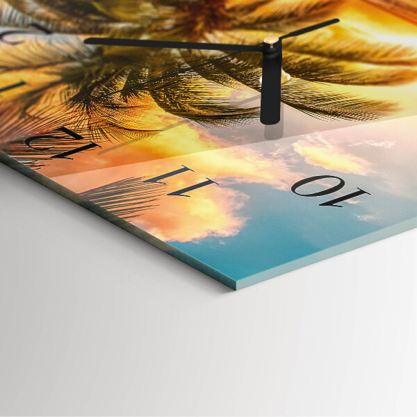 Reloj de vidrio Atardecer