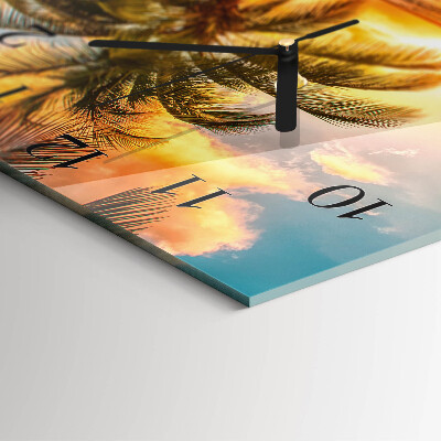 Reloj de vidrio Atardecer