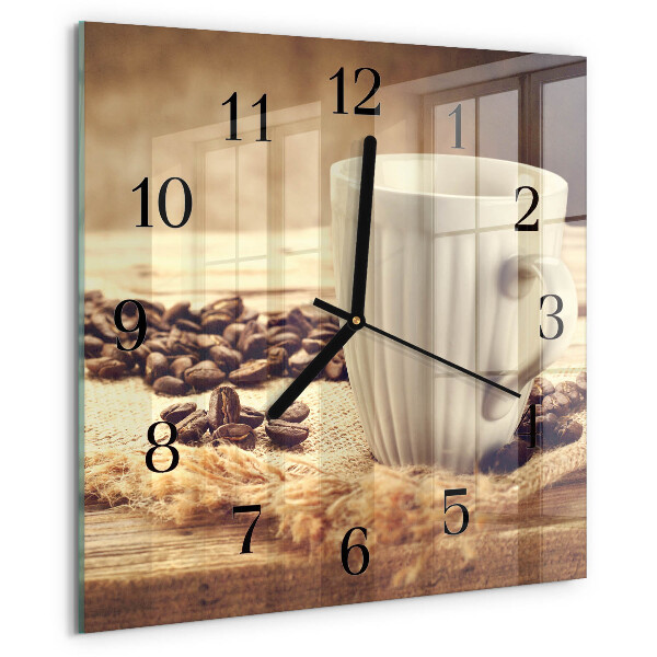 Reloj de vidrio Café