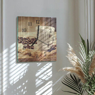 Reloj de vidrio Café