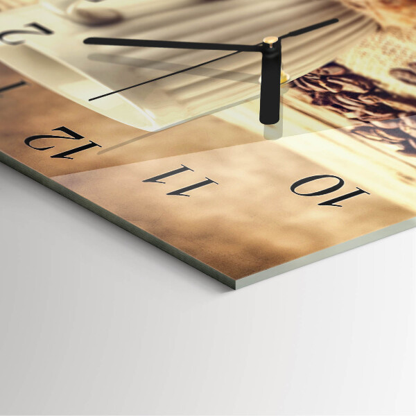 Reloj de vidrio Café