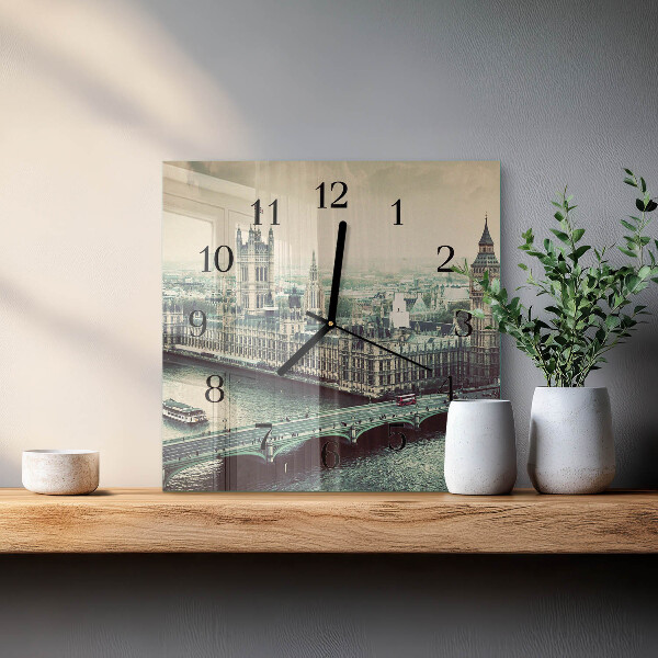 Reloj de vidrio Londres