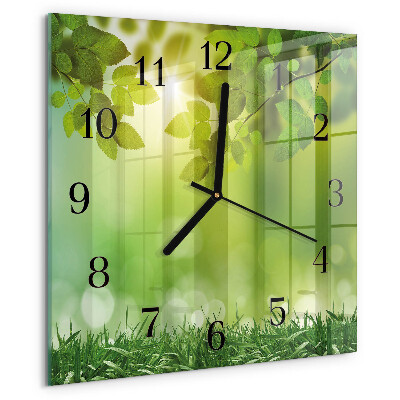 Reloj de vidrio Primavera