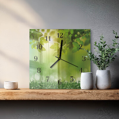 Reloj de vidrio Primavera