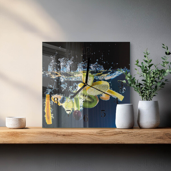 Reloj de vidrio Fruta