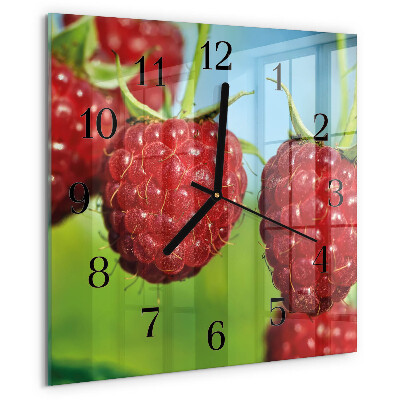 Reloj de vidrio Frambuesas