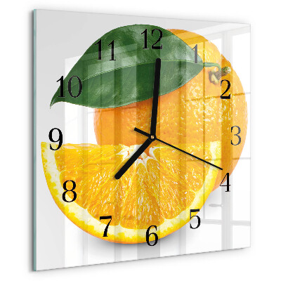 Reloj de vidrio Naranjas