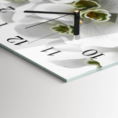 Reloj de vidrio Flores