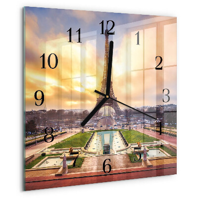 Reloj de vidrio Torre Eiffel