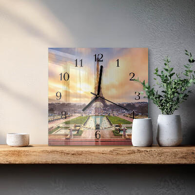 Reloj de vidrio Torre Eiffel