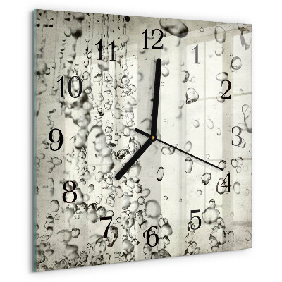 Reloj de vidrio Gotas