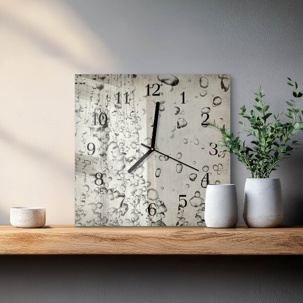 Reloj de vidrio Gotas