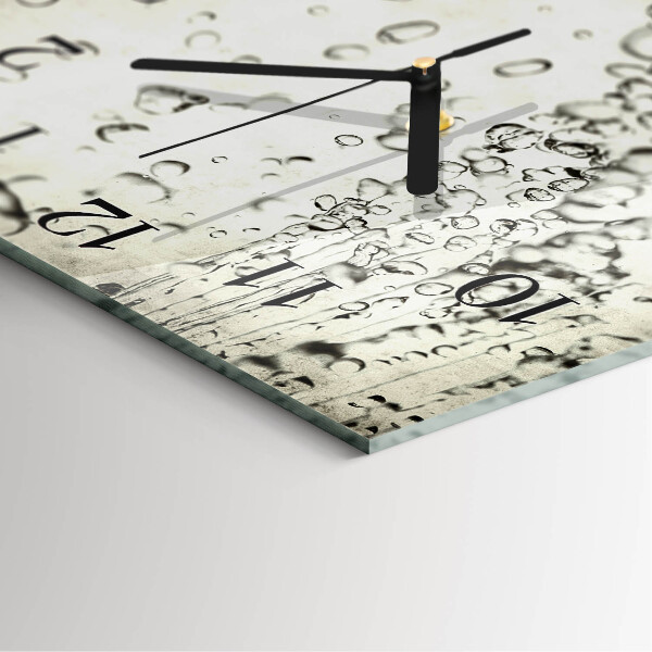 Reloj de vidrio Gotas