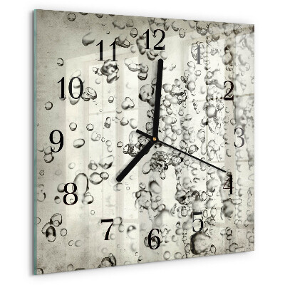 Reloj de vidrio Gotas