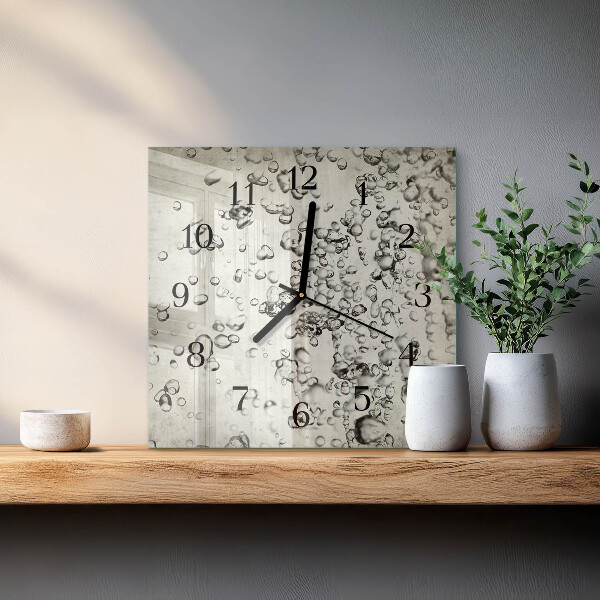 Reloj de vidrio Gotas