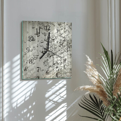 Reloj de vidrio Gotas